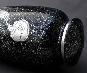 Cremation Urn <b>for</b> Human Adults Pets Large Decorative Urns <b>for</b> Memorial Keepsake Urn <b>for</b> <b>Ashes</b> Color Black - Product Image 6