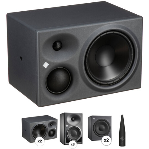 Huge Discount 7.1.4 for Dolby Atmos Surround Sound Studio Monitor Kit with Alignment Microphone High-End Speakers