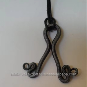 สร้อยคอตีขึ้นรูปด้วยมือทำจากเหล็กสไตล์ยุคกลางของไวกิ้งทำจากเหล็กสำหรับนิกายออร์โธดอกซ์ในโอกาสทางศาสนาหรือของขวัญโดย fwe - Product Image 3