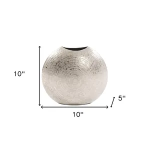 Luxury Matte Black Decorative Metal Flower <b>Vase</b> Living Room Bulk Export Manufacturer metal flower <b>vase</b> Zahid exports - Product Image 3