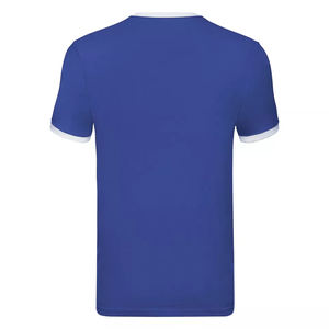 Camisetas azules suaves al por mayor para promociones de negocios Camiseta personalizada para hombres Perfecta para eventos y equipos a precio mayorista - Product Image 2