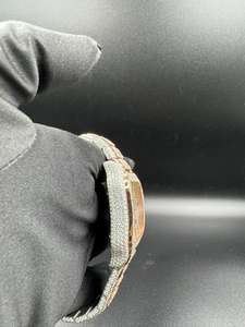 Reloj de Lujo de 41 mm con Diamantes de Moissanita Cuadrados de Acero Inoxidable, Movimiento Mecánico Japonés, Visualización Analógica de Fecha, Estilo Hip Hop Elegante - Product Image 5