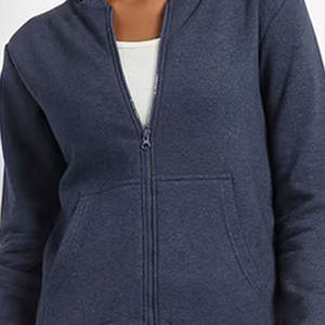 Sudadera con capucha y cremallera de Invierno para mujer de calidad superior recién llegado ropa informal transpirable con cuello con capucha de etiqueta privada - Product Image 6