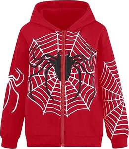 Tendance tricoté 100% coton décontracté Streetwear à capuche surdimensionné femmes sweats amples sweats à capuche épaules tombantes lettre imprimer - Product Image 1