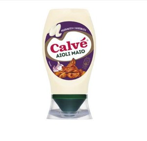 CALVE AIOLI <b>SAUCE</b> TOP DOWN 250 ML 247 GR – Creamy Italian <b>Sauce</b>, Smooth Texture, Ready to Use, Premium Quality - Product Image 1