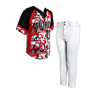 Meilleur Prix Personnalisable Jeunesse Compétition Sportswear Style Personnalisé Baseball Maillots Pantalons Haute Qualité Imprimé Ensembles Fabriqué Pakistan - Product Image 1