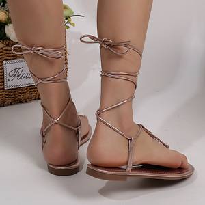 Sandalias de playa de secado rápido, antideslizantes, para verano, para mujer, planas, para piscina, natación y playa, calzado ligero y cómodo - Product Image 4