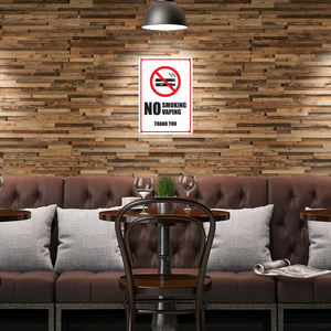 Pegatina de aluminio con diseño industrial de alta calidad para no fumar | Rectángulo | 7x10 | Resistente a los rayos UV - Product Image 4