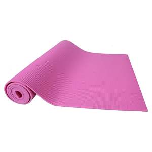 Tappetino da Yoga Pieghevole Signature Fitness Multiuso ad Alta Densità Antistrappo 10mm Rosa con Cinghia in Cotone Gomma Naturale TPE - Product Image 4