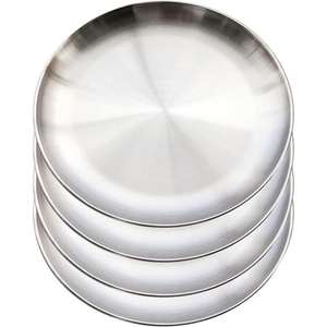 Plateau de service en acier inoxydable de forme ronde pure d'une seule pièce avec un brillant extra premium poli à des prix très abordables - Product Image 6