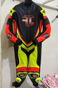 Équipement de moto Pro Biker, noir néon jaune, nouvelle arrivée, uniforme de moto en cuir véritable, qualité supérieure, combinaison de moto coupe-vent - Product Image 3
