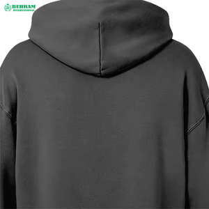Sweat à capuche zippé uni personnalisé unisexe, vente en gros, poids lourd, qualité supérieure, 100% coton molletonné/éponge française, séchage rapide - Product Image 6