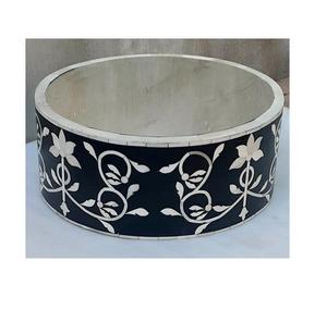 Soporte para tarta con incrustaciones de hueso, último diseño, utensilios para hornear, formas redondas, diseño floral, incrustaciones de chocolate y hueso dulce, soporte decorativo - Product Image 1