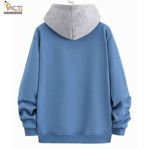 เสื้อฮู้ดดี้โอเวอร์ไซส์สำหรับผู้ชายเสื้อมีฮู้ดผ้าคอตตอนผสมไซส์ใหญ่พิเศษ - Product Image 2