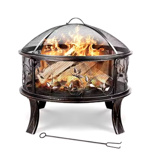 Bán Chạy Nhất Kim Loại Hố Lửa Mặt Trăng Đen Thiết Kế Ngôi Sao Ngoài Trời Sân Sau Patio Lửa Trại Cắm Trại BBQ Hố Lửa Giá Bán Buôn - Product Image 5