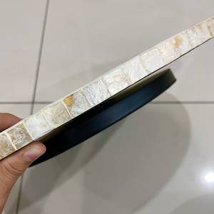 ถาดเรซินฝังกระดูกและเรซินสุดหรูถาดสำหรับตกแต่งโต๊ะกาแฟห้องครัวห้องรับประทานอาหารของว่างและปาร์ตี้ - Product Image 4