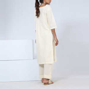 2024 nueva colección de trajes de vestir de césped decorados con botones de lentejuelas de encaje de 3 piezas para mujer servicios OEM/ODM venta caliente en precio barato - Product Image 2