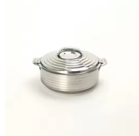 Réchauffeur de nourriture isolé à la main de concepteur de vente chaude Casserole de qualité supérieure Hot Pot Meilleures casseroles décoratives en métal