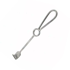 เครื่องมือผ่าตัดคุณภาพสูงชนิด Volkmann Retractor แบบ 4 ง่าม ผลิตจากเหล็กกล้าไร้สนิมแบบด้าน ใช้ซ้ำได้ รุ่น Senn Retractor - Product Image 6