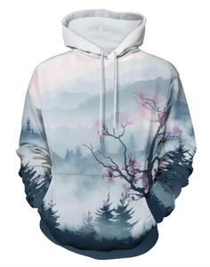 New Stylish Sublimation Printed Hoodies High Quality Casual Hoodies for Woman 100% Cotton Wholesale Pullover - Product Image 1