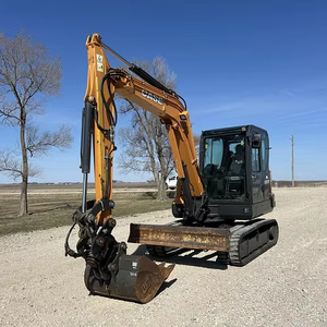 Mini-excavatrice de qualité CX57C avec moteur Yanmar, pompe à engrenages PLC, roulement Bosch Rexroth Hydraulics, en bon état, à vendre - Product Image 3