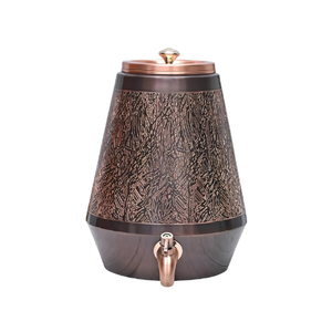 Moderno y Elegante Tanque de Agua de Cobre para Hogar, Cocina, Oficina, Fiestas, Restaurantes, Diseño Ecológico y Lavable, Beneficios para la Salud Ayurveda - Product Image 6