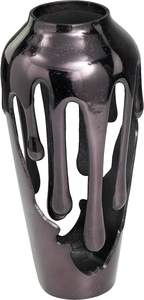 Vase à fleurs en métal standard durable avec un artisanat d'inspiration antique idéal pour les styles de décoration intérieure traditionnels et élégants - Product Image 6