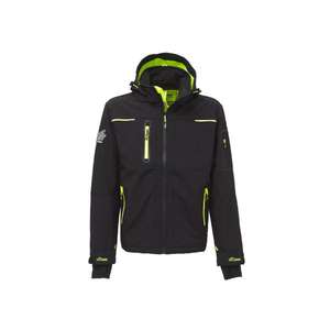 U-POWER Space Black Carbon Softshell Outdoor Jacket avec Carbon Jacket in Softshell - Product Image 2