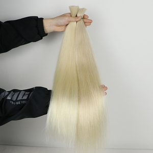 มัดผมมนุษย์แบบตรงติดกระดูกผมตรงแบบดึงสองชั้นเป็นมิตรกับสิ่งแวดล้อม - Product Image 1