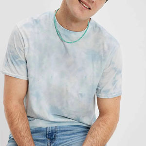 T-shirts à manches courtes Tie Dye pour hommes nouveau Style été Street wear 100% coton à la mode Tie Dye Design - Product Image 5