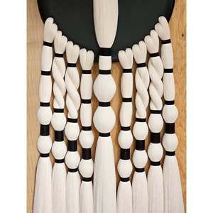 Esfera bano Bohemian <b>Macrame</b> Wall Hanging Luxury Decorative Art with Lomas and Caralarga Theme for Mexican Modern Interiors - Product Image 2