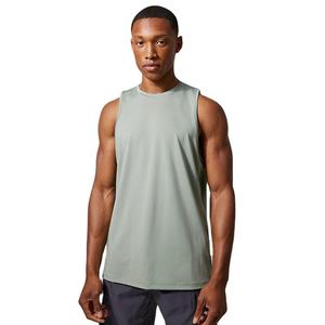 เสื้อกล้ามออกกำลังกายผู้ชาย ทรงเข้ารูป ระบายอากาศได้ดี เป็นมิตรกับสิ่งแวดล้อม ผลิตจากโพลีเอสเตอร์/คอตตอน คอกลม แขนกุด สำหรับฤดูร้อน ขายส่ง - Product Image 1