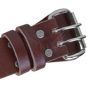 Venta al por mayor de cuero genuino personalizado cinturón de gimnasio cintura protectora ajustable cinturón de cuero de gimnasio personalizado - Product Image 4