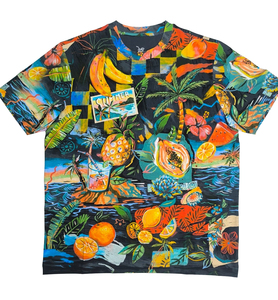 เสื้อยืดสำหรับผู้ชายผ้าฝ้าย100% พรีเมี่ยมผ้าถักพิมพ์ลายดิจิทัลผ้าถัก180 GSM - Product Image 1