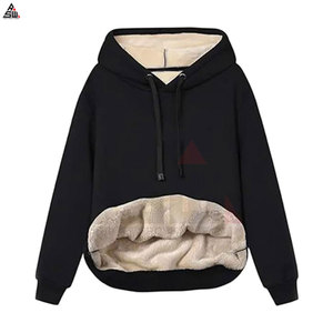 เสื้อมีฮู้ดของผู้หญิงผ้าฝ้าย100% แขนยาวลำลองระบายอากาศได้ดีปรับแต่งได้ - Product Image 5