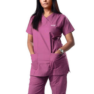 ชุดสครับแขนสั้นสำหรับผู้หญิงชุดสครับ100% - Product Image 5