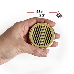 Humidificateur rond en ABS pour humidor à cigares, réservoir 58 x 13 mm, jaune - Product Image 4