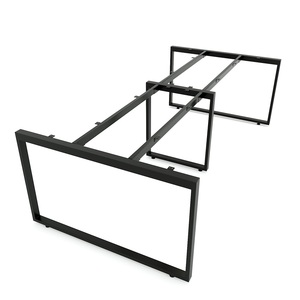 Acacia Wood Conference <b>Table</b> 120x240cm with Industrial Iron Legs <b>Office</b> Furniture for Hotel - Product Image 4