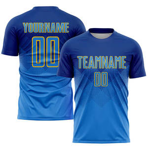 Camiseta de fútbol personalizada, uniformes de fútbol de secado rápido, ropa deportiva sublimada para equipos para clubes profesionales, escuelas y entrenamiento - Product Image 2