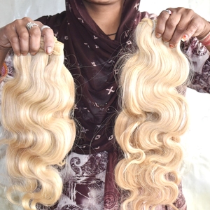 ผมมนุษย์แท้สำหรับต่อผม613ผมมนุษย์แบบคู่เรียงตามแนวหนังกำพร้าจากอินเดีย - Product Image 6