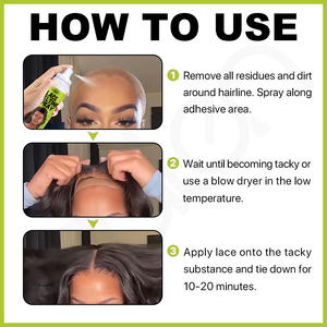 Oalen Vente en gros 130ML Résistant à l'eau et à l'huile Sans flocon Dentelle Colle Aérosol Fondant <span class=keywords><strong>Spray</strong></span> - Product Image 5