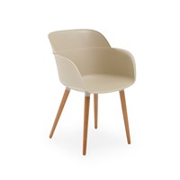 Fauteuil en plastique moderne, modèle N, pour atelier et école