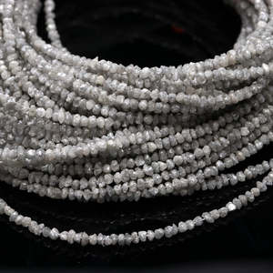 Perles de diamants blancs naturels en vrac, pureté VS2 et VVS1, excellente et bonne taille, pour la fabrication de bijoux - Certifiées IGI - Product Image 3