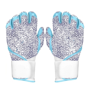 Guantes de bateo de Palma de cuero con logotipo personalizado para hombre con equipo de béisbol personalizable OEM - Product Image 1