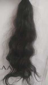 Meilleure qualité 30 pouces perruque de vague naturelle indienne brute Remy saine douce extensions de cheveux noirs modèle de corps de haute qualité - Product Image 2