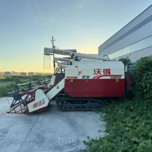 Cost effective used combine harvester machine powered by engine for <b>wheat</b> rice peanut garlic and potato field harvesting - Product Image 5