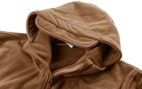 Neue Outdoor Soft shell Tactical Polar tec Thermo mantel Herren Polar Fleece Hoodie Half Zip Up Fleece Shirt Herren