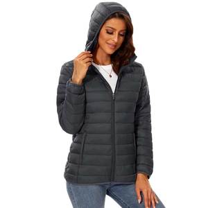 Veste matelassée d'hiver de haute qualité pour hommes et femmes, rembourrée de coton, respirante, en nylon tricoté, personnalisable - Product Image 3