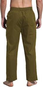 Pantalones Vintage de talla grande para hombre 2025, lona de punto ligero de alta calidad, estilo lavado de cintura media de secado rápido - Product Image 4