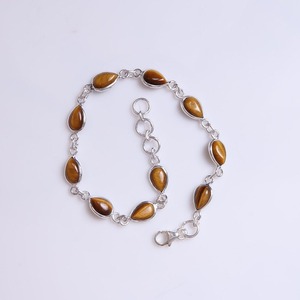 Pulsera de alta calidad de diseñador estampado 925, joyería de Plata de Ley 925, piedra preciosa hecha a mano, pulsera giratoria de ojo de tigre, joyería - Product Image 4